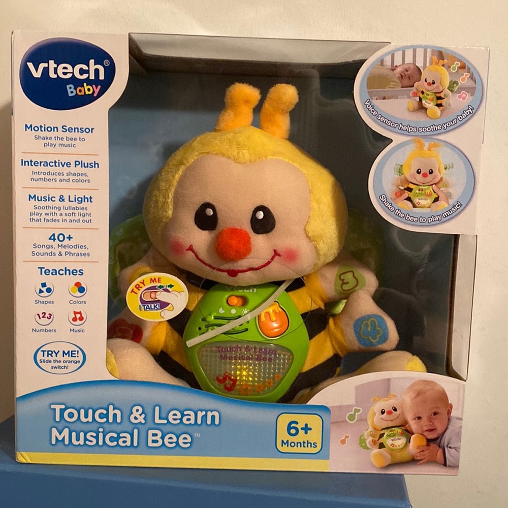 vtech baby touch & learn musical bee